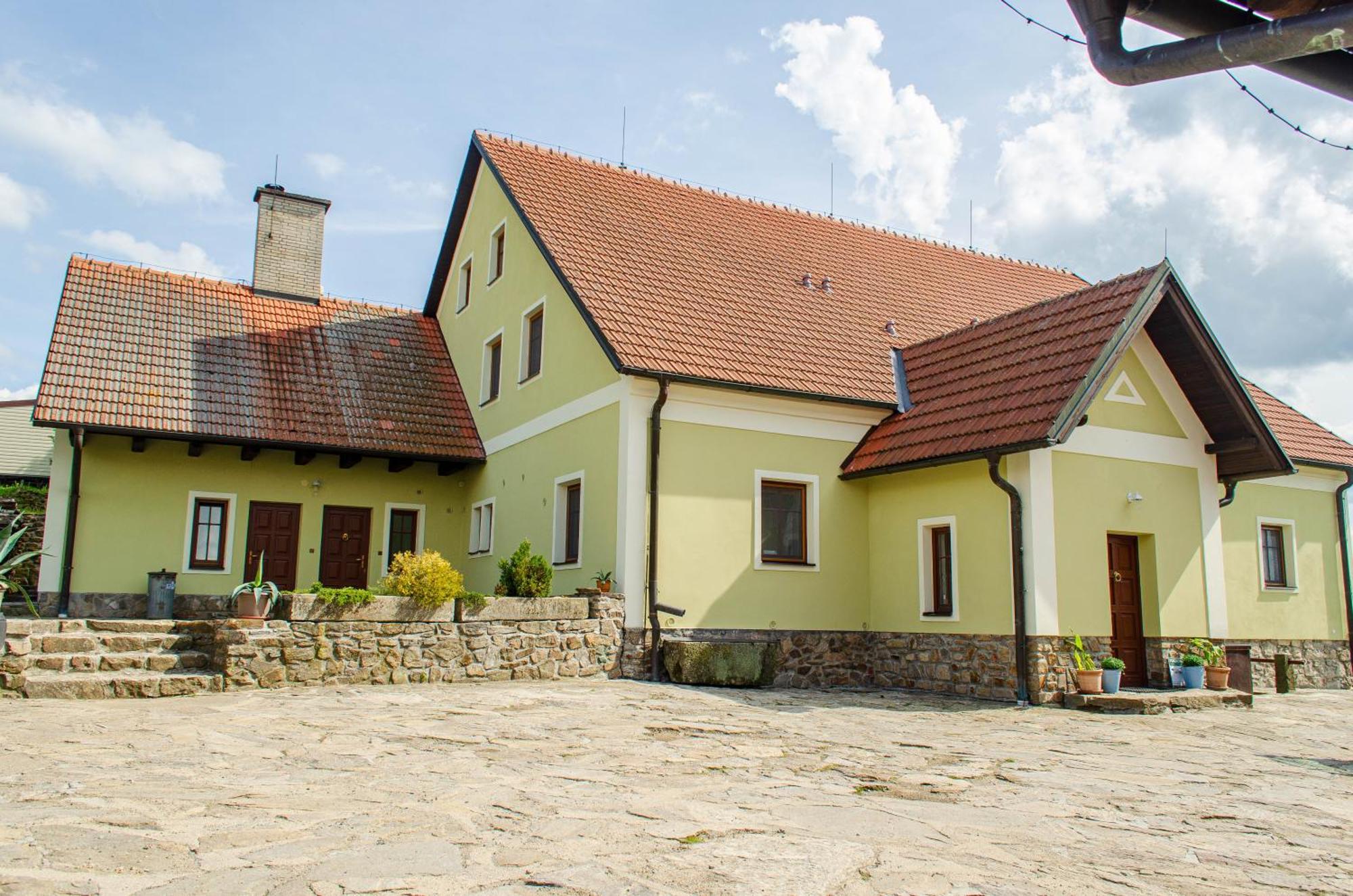 Ubytovani Na Hajence Бистршице-над-Пернштейнем Экстерьер фото